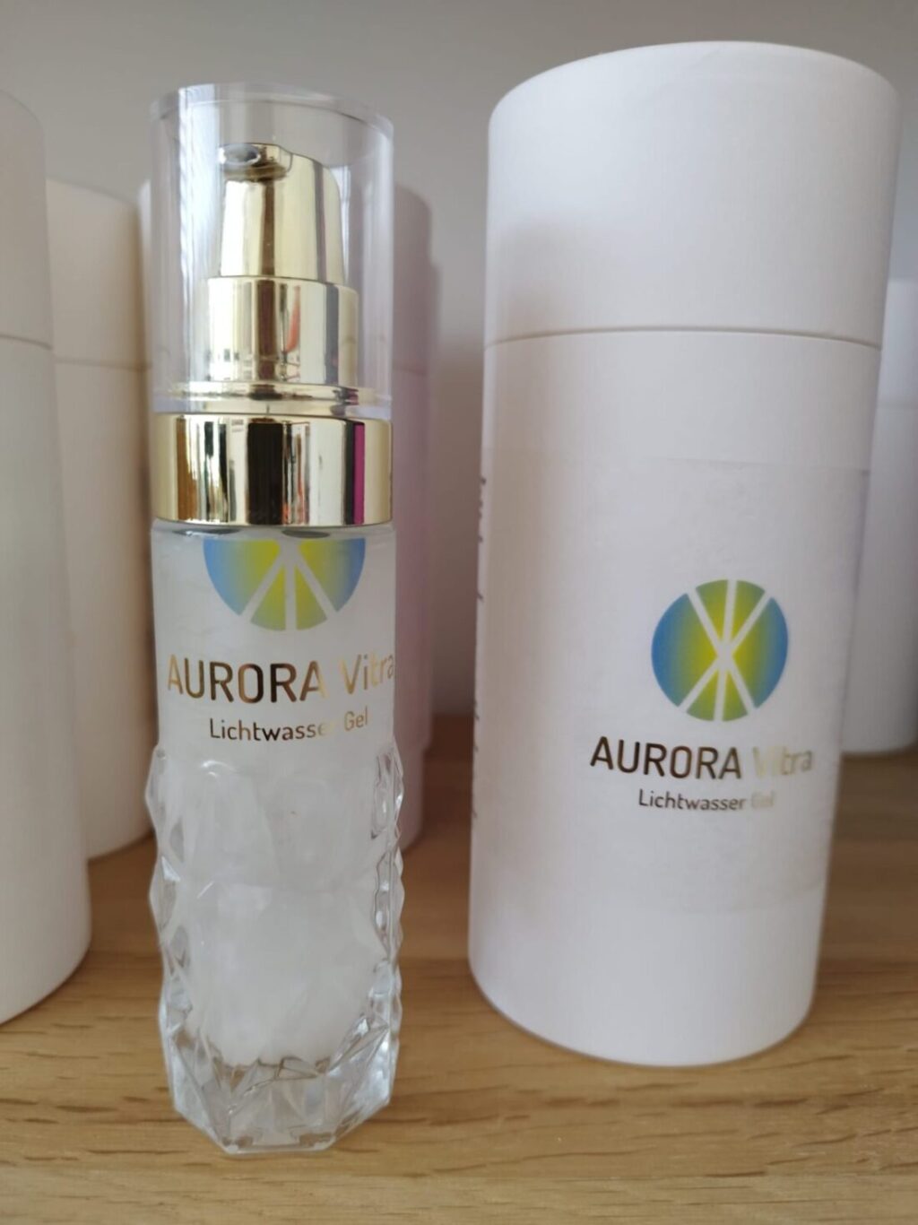 AURORA Vitra Lichtwasser Gel – 50ml Glas-Spender
