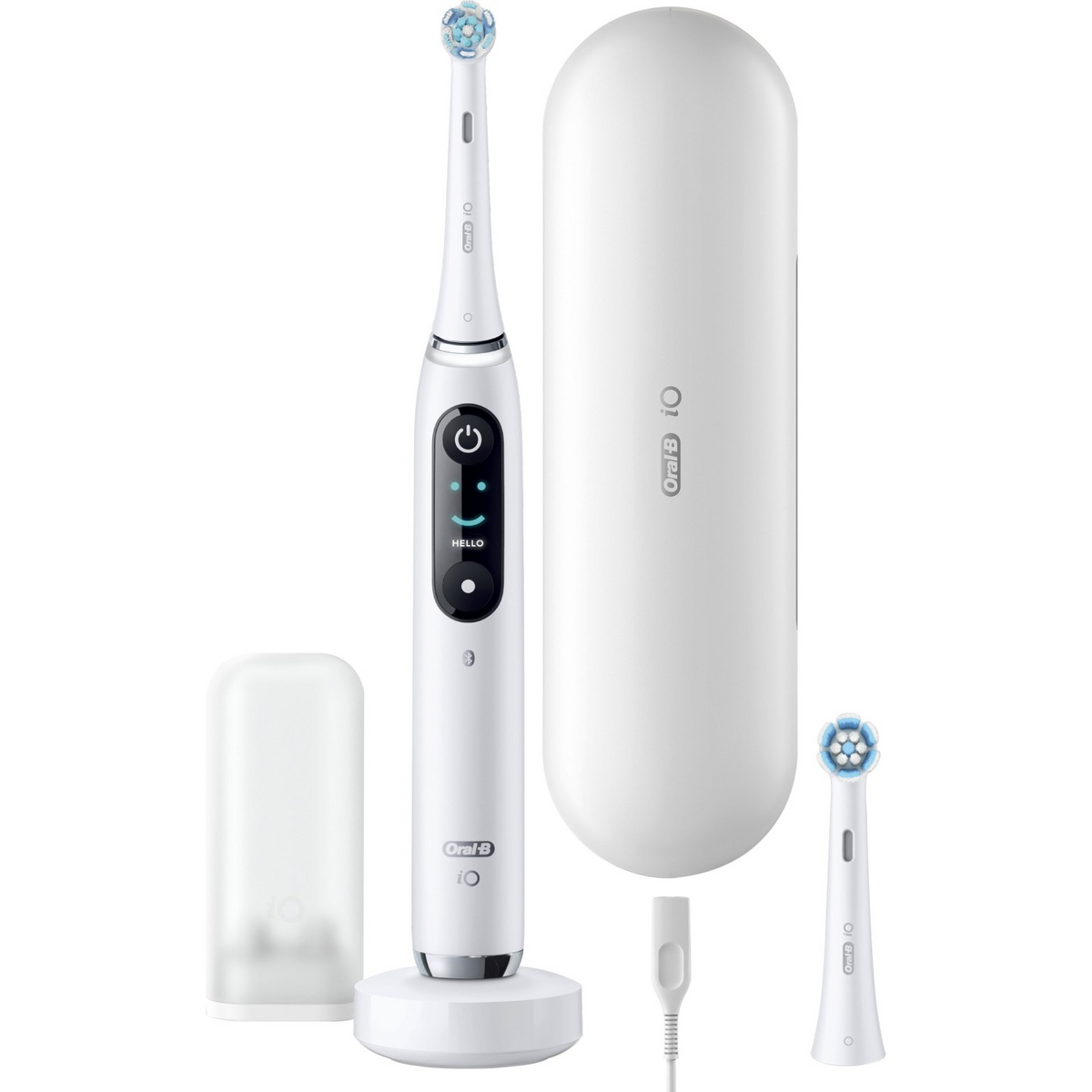 Електрическа четка за зъби Oral-B iO Series 9N, бяла (408383)